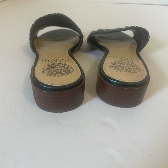 Vince Camuto Women's Dark Green Slide Sandals - Picture 5 of 7